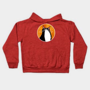 Tuxedo Cat Kids Hoodie